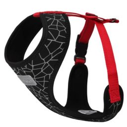 Harnais Rukka® Cube Mini, rouge pour chien - taille S : tour de poitrail 30 - 44 cm