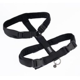 Harnais Nomad Tales Blush, ébène pour chien - taille S : tour de poitrail 37 - 53 cm, l 15 mm