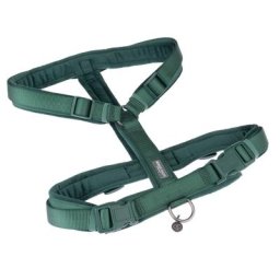 Harnais Nomad Tales Blush, émeraude pour chien - taille S : tour de poitrail 37 - 53 cm, l 15 mm