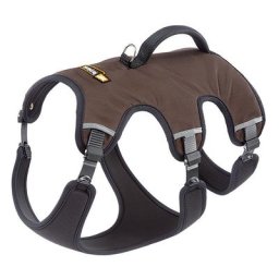 Harnais Ferplast Ergotrekking, marron pour chien - taille S : tour de poitrail 46 - 56 cm