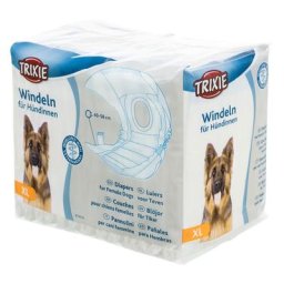 12 couches Trixie pour chiens femelles - taille XL : 40-58 cm