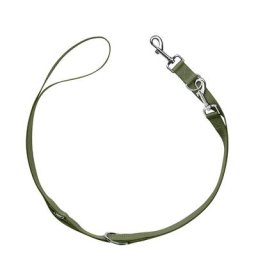 Lot HUNTER : harnais London Vario Rapid + laisse London vert olive pour chien - harnais taille S + laisse 200 x 1,5 cm