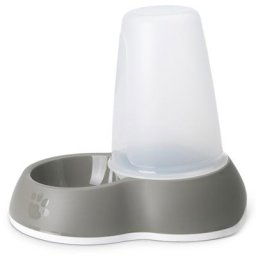 Savic Loop Distributeur de nourriture gris pour chien et chat capacité : 1,5L - L26xl17,5xH23cm