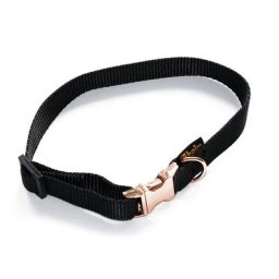 Collier réglable Heim Rosé, noir tour de cou 35-60 cm, l 2,5 cm - pour chien