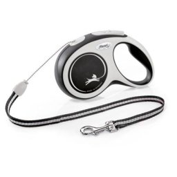 Laisse flexi New Comfort S 8 m, noir pour chien - taille S, noir, 8 m