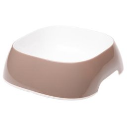 Gamelle Ferplast Glam, taupe pour chien et chat - taille L : 1,2 L