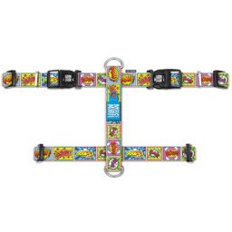 Harnais en H Max & Molly Comic pour chien - taille S : tour de poitrail 41-52 cm