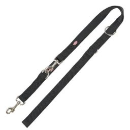 Laisse réglable Trixie Premium noire pour chien - taille L-XL : L 2 m x l 2,5 cm