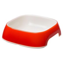 Gamelle taille M (750 mL) Ferplast Glam, rouge pour chien et chat