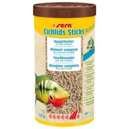 1000mL sera Cichlids Sticks Nature - Nourriture pour poisson