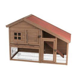 Clapier Natura Luxus, petit modèle pour rongeur et lapin - clapier (avec enclos)