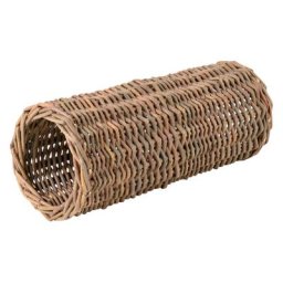 Trixie Tunnel en osier naturel pour rongeur L 25 x l 10 cm