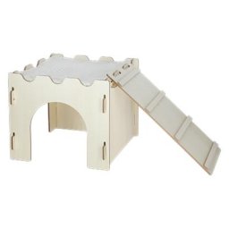 Abri Kerbl Château pour rongeur - L 28 x l 28 x H 25 cm