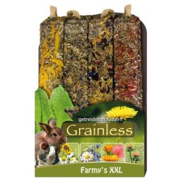 2x450g JR Farm Farmy's Grainless XXL pour rongeur et lapin