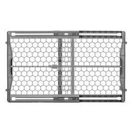 Barrière de sécurité extensible en plastique Carlson - hauteur : 59 cm, largeur : de 71 à 107 cm