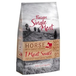 Croquettes Purizon sans céréales 12 kg : 5 € de remise ! - Single Meat Adult cheval, patate douce