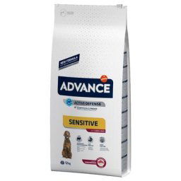 Croquettes Advance 2 x 12 à 15 kg : 20 % de remise ! - Sensitive Adult agneau, riz (2 x 12 kg)
