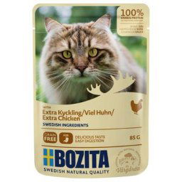 24x85g Bozita Bouchées en sauce poulet - Sachet pour chat