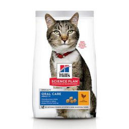 2x7kg Adult Oral Care Hill's Science Plan, poulet - Croquettes pour chat