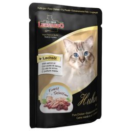 32x85g Leonardo Finest Selection pur poulet - Sachet pour chat