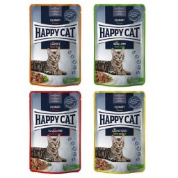 24x85g Happy Cat Meat en sauce lot mixte II - Pâtée pour chat