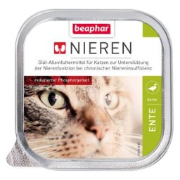 24x100g Régime rénal canard beaphar - Nourriture pour Chat