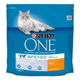 1,5kg Chat Stérilisé poulet PURINA ONE - Croquettes pour chat