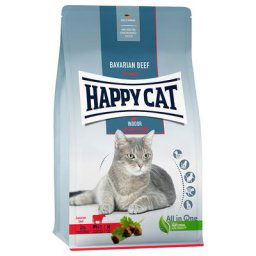 2x4kg Happy Cat Indoor bœuf des Préalpes - Croquettes pour chat