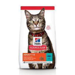 1,5kg Adult 1-6 Optimal Care thon Hill's Science Plan - Croquettes pour Chat