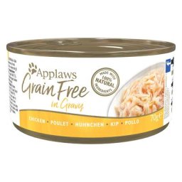 24x70g Applaws Grain Free en sauce poulet - Pâtée pour chat