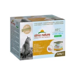24x50g Natural Light blanc de poulet Almo Nature HFC - Pâtée pour chat