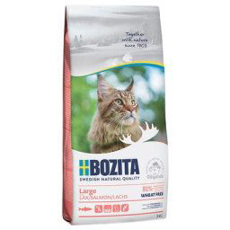 2x2kg Bozita Large sans blé - Croquettes pour chat