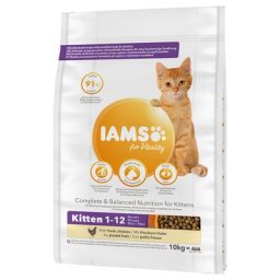 2x10kg Kitten & Junior Pro Active Health IAMS - Croquettes pour Chat