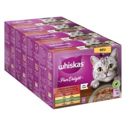 48x85g Mégapack Whiskas 1+ Marmiton Sélection classique en gelée - Pâtée pour chat