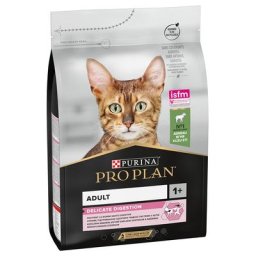 Croquettes PURINA PRO PLAN 3 kg pour chat : 10 % de remise ! - Delicate riches en agneau