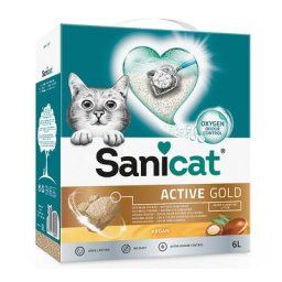6L Litière Sanicat Active Gold - pour chat