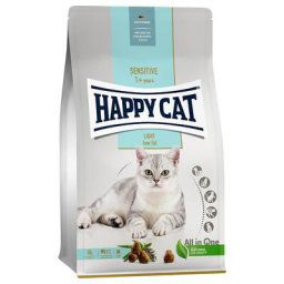 10kg Happy Cat Sensitive Adult Light - Croquettes pour chat