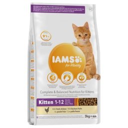 3 kg Health Kitten & Junior IAMS Pro Active pour chaton