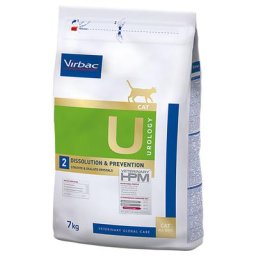 7kg HPM U2 Cat Urology Dissolution & Prevention Virbac Veterinary pour Chat