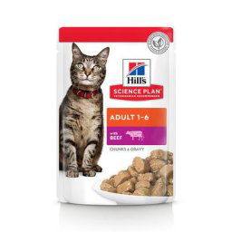 12x85g bœuf Adult 1-6 Optimal Care Hill's Science Plan - Nourriture pour Chat