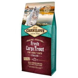 Carnilove Fresh Adult Sterilised carpe, truite pour chat - 2 x 6 kg