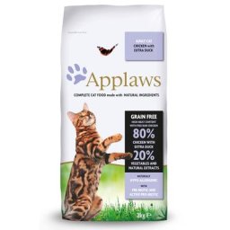 2kg Applaws Poulet/canard Croquettes pour chat