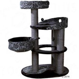 Arbre à chat Trixie Filippo, noir / anthracite + support de fixation universel