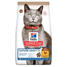 2x1,5kg Mature Adult 7+ No Grain poulet Hill's Science Plan - Croquettes pour chat