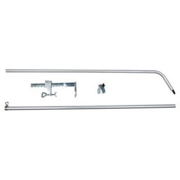 Trixie Fixation murale pour filet de protection, avec barre télescopique