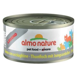 Offre exceptionnelle Almo Nature 24 x 70 g & Cosma Nature 6 x 70 g pour chat - thon & alevins de sardines + lot mixte Cosma Nature