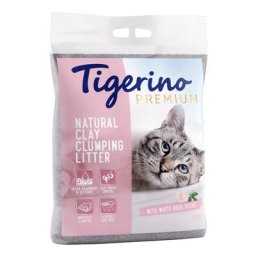 12kg Litière Tigerino Canada Style, senteur roses blanches - pour chat