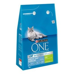 2x3kg Chat stérilisé dinde blé PURINA ONE - Croquettes pour chat