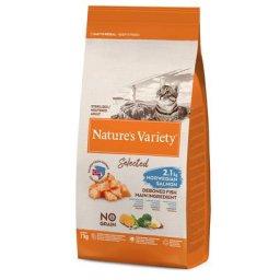 7kg Nature's Variety Selected Sterilised saumon de Norvège - Croquettes pour chat