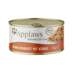 6x156g poulet, potiron Applaws - Nourriture pour Chat